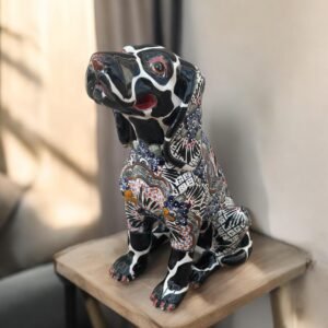 Talavera Dalmatian Dog, Ceramic dog, Talavera pottery, Mexican pottery, Cocker Spaniel statue, Dog sculpture