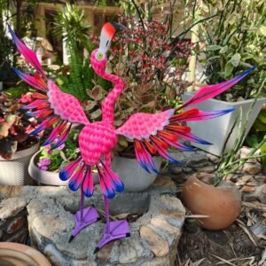 Large Flamenco Bird Statue Mexican Art Alebrije Sculpture, Wooden Heron  Decoration Figure, Made Of Wood And Hand Carved ASK FOR CUSTOMIZE
