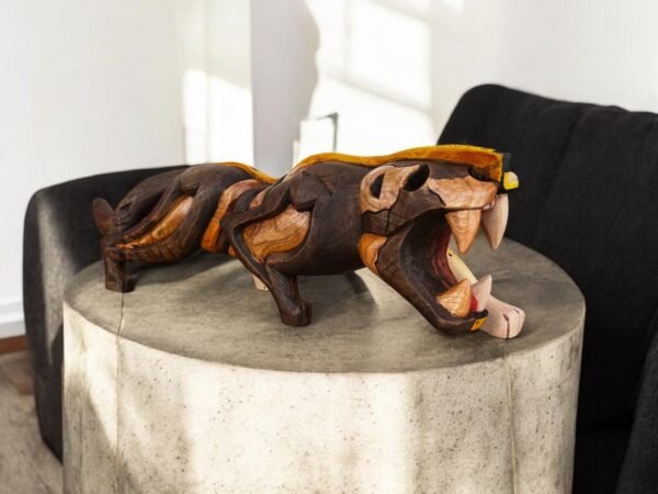 Prehispanic Wooden Jaguar, Mayan Culture, Made By Mayan Artisans Yucatán  Wall Art, Hand Carved And Painted Cedar Wood Folk Art WeCUSTOMIZE