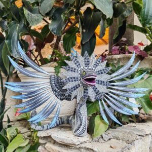 Quetzalcóatl Snake Nahuatl With Wings Statue Mexican Folk Art Alebrije Sculpture, Wooden  Decoration Figurine, Wood Carved  WE CUSTOMIZE