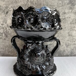 Copal Incense Burner Glazed Michoacán México Handcrarted By Artisans, Copalera Pottery Palo Santo Dry Herbs, Copalero Handmade Home Decor