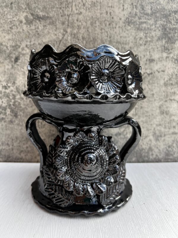 Copal Incense Burner Glazed Michoacán México Handcrarted By Artisans, Copalera Pottery Palo Santo Dry Herbs, Copalero Handmade Home Decor