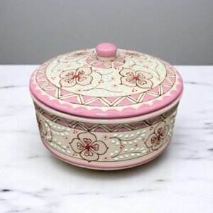 Tortillero Of Talavera Puebla Handcrafted And Handpainted by Mexican Artisans. Accessory Kitchen High Quality Keeps Warm-Gift For Mom