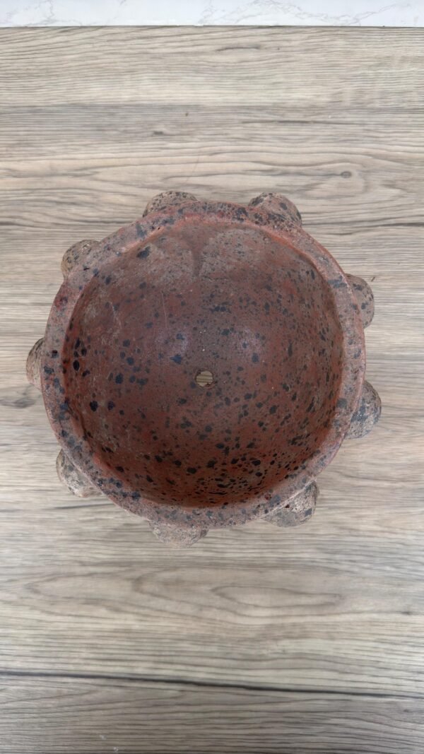 Handmade Clay Incense Burner, Pre-Columbian Style, Multi-Face Design, Ritual Smudge Bowl, Herb Burning Pot, Ancestral Art, Rustic Decor - Image 2