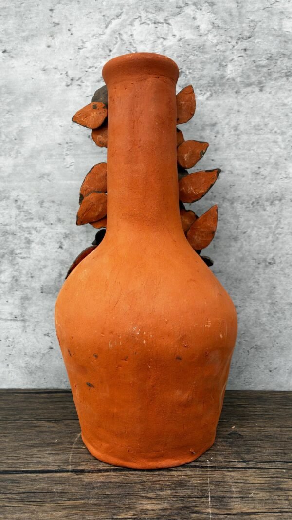 Mini Chimney Handcrafted Oaxacan With Pastillaje, Filigrana - Natural Clay Mexican Artistry, Decorative Home Accent, Unique Artisanal Piece - Image 5