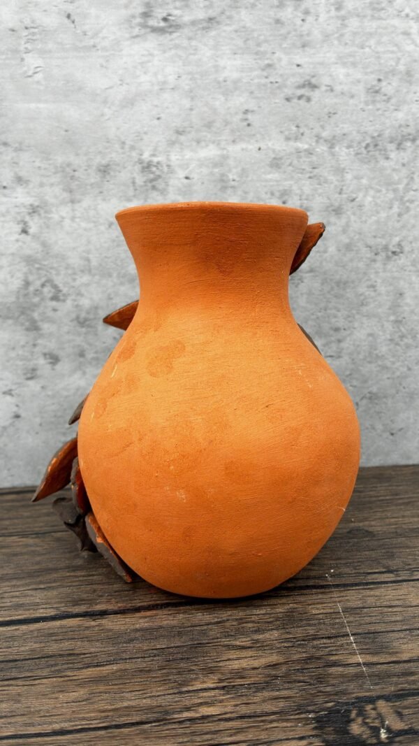 Filigrana Clay Vase Artistic From Oaxaca México By Artisans Handmade Crafts, Home Decor Folk Art, Dry Flower Pastillaje Technique Collectors - Image 5