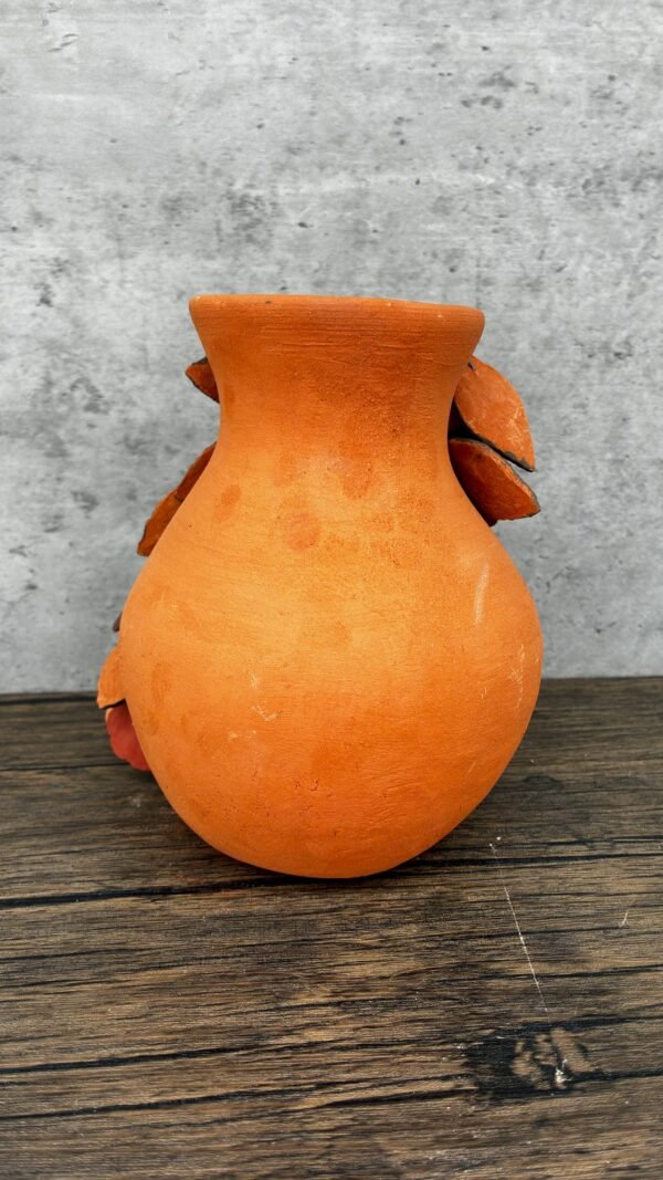 Filigrana Clay Vase Artistic From Oaxaca México By Artisans Handmade Crafts, Home Decor Folk Art, Dry Flower Pastillaje Technique Collectors - Image 5