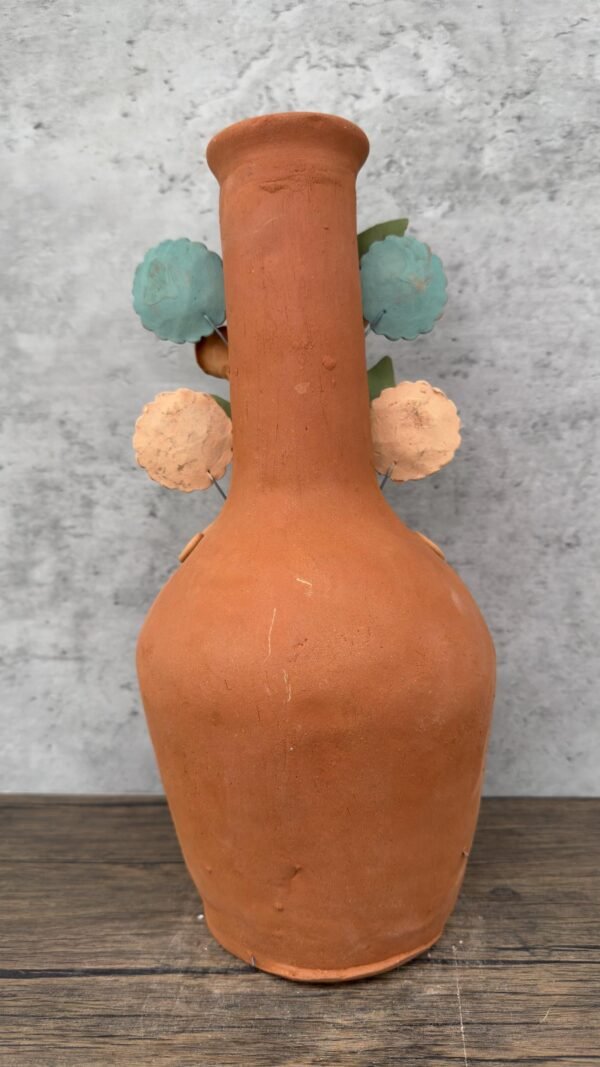 Mini Chimney Handcrafted Oaxacan With Pastillaje, Filigrana - Natural Clay Mexican Artistry, Decorative Home Accent, Unique Artisanal Piece - Image 5