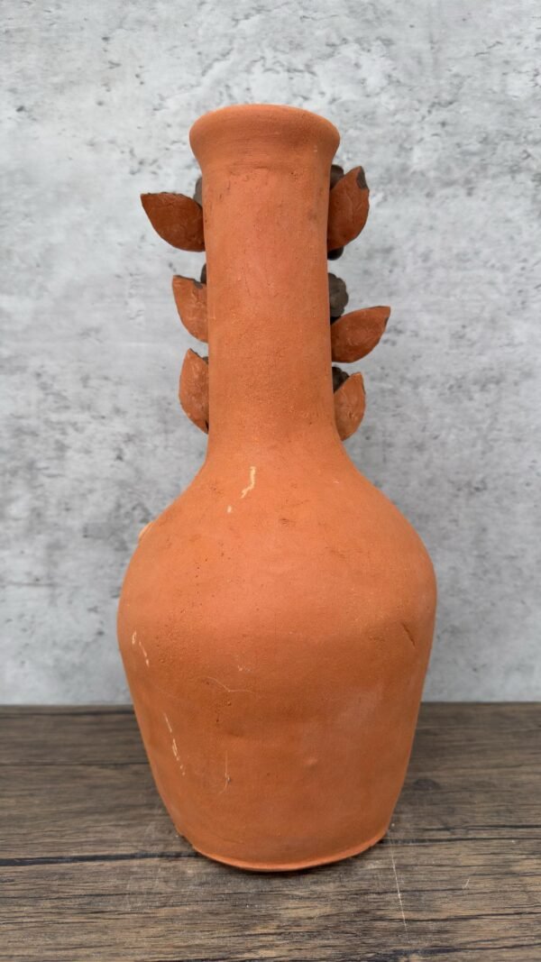 Mini Chimney Virgin Handcrafted Oaxacan With Pastillaje, Filigrana - Natural Clay Mexican Artistry, Decorative Home Accent, Unique Artisanal - Image 5