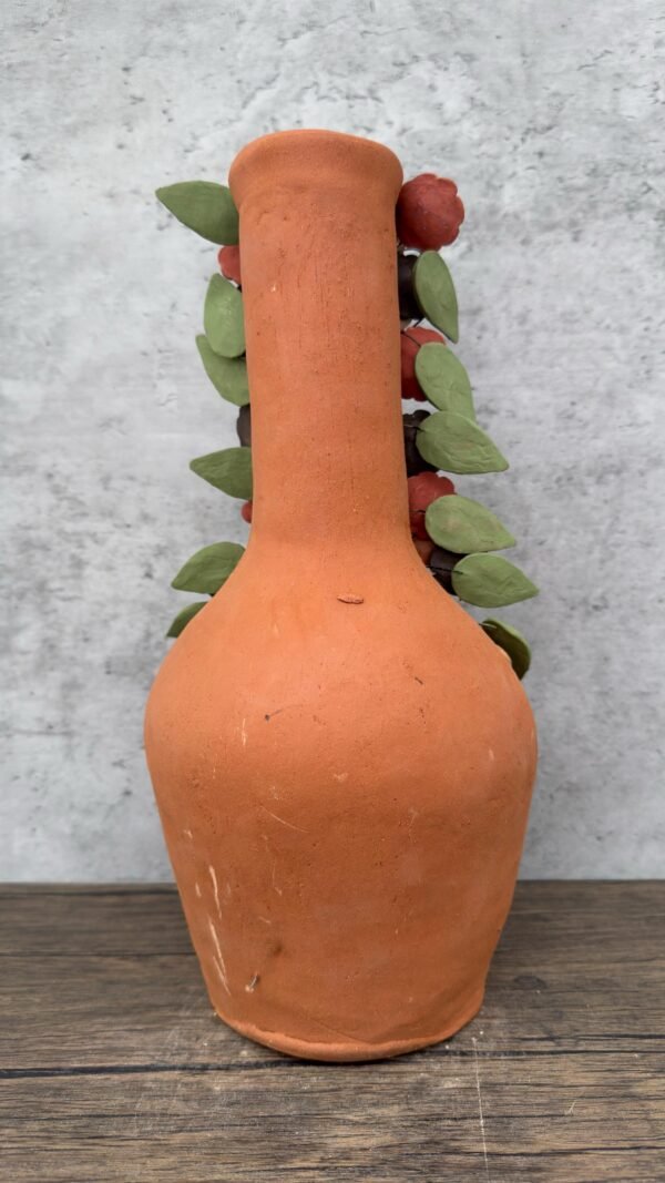 Mini Chimney Handcrafted Oaxacan  With Pastillaje Or Filigrana - Natural Clay Mexican Artistry, Decorative Home Accent, Unique Artisanal - Image 5