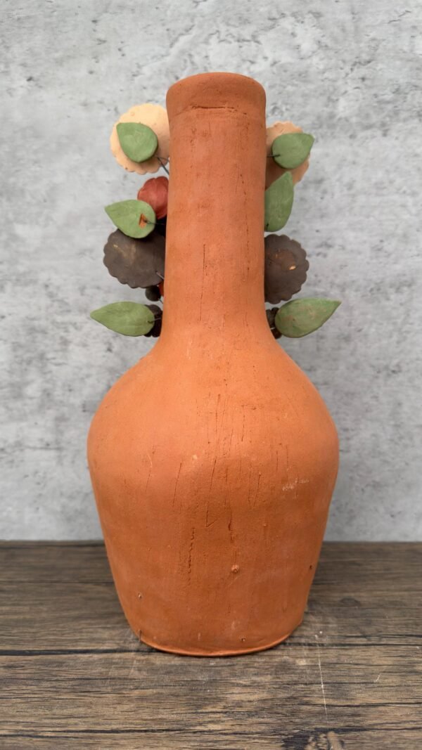 Mini Chimney Handcrafted Oaxacan  With Pastillaje Or Filigrana - Natural Clay Mexican Artistry, Decorative Home Accent, Unique Artisanal - Image 5