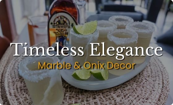 Timeless Elegance_ Marble & Onix Decor