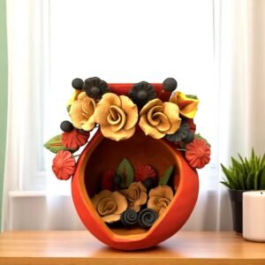 Filigrana Tealight Clay Mini Chimney, Candle Holder Artistic  Oaxaca México By Artisans Handmade Crafts, Home Decor Folk Art,  Pastillaje