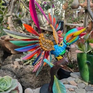 Toucan Bird Statue Mexican Art Alebrije Sculpture, Wooden Parrot  Decoration Figure, Made Of Wood And Carved By Hand ASK FOR CUSTOMIZE