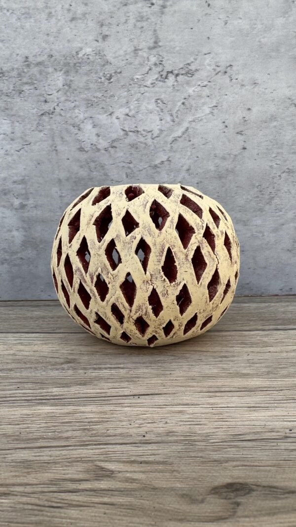 Embroidered Clay Vase From Oaxaca México Home Decor Handcrafted Jarron Barro Bordado Oaxaca Handmade Unique Designs From Artisans - Image 2