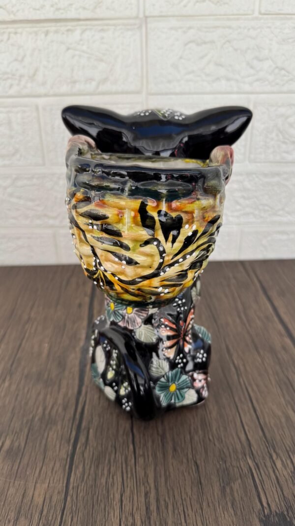 Talavera Chihuahua Pot , Ceramic dog, Talavera pottery, Puebla Mexican Pottery, Chihuahua Statue, Dog Sculpture  Hand Painted By Artisans - Image 4