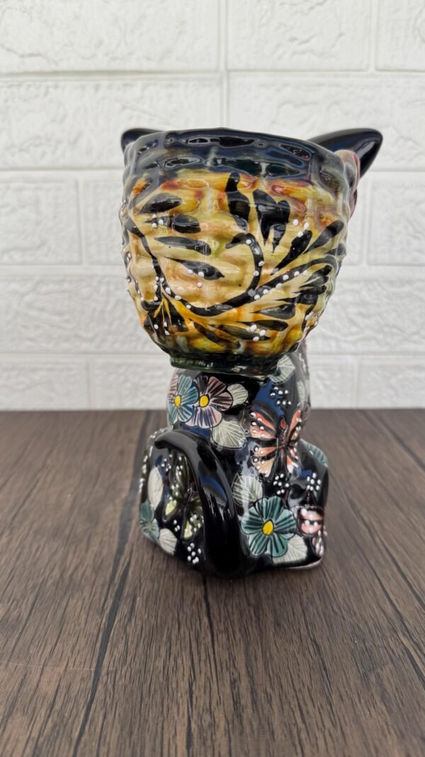 Talavera Chihuahua Pot , Ceramic dog, Talavera pottery, Puebla Mexican Pottery, Chihuahua Statue, Dog Sculpture  Hand Painted By Artisans - Image 5