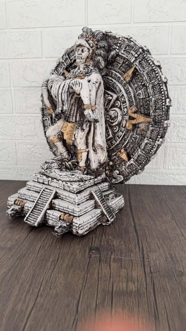 Mexican decoration, Kukulkan, Prehispanic, Chichen itza, Aztec calendar stone, Mexican statue, Popocatepetl e iztaccihuatl, Eternal love - Image 3