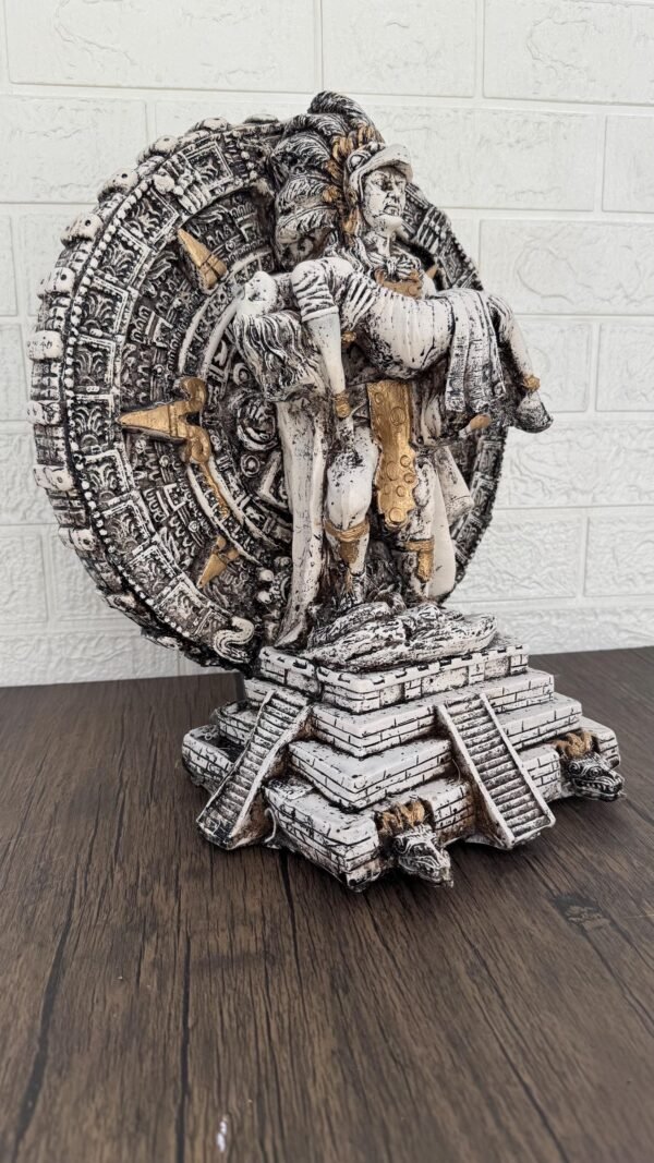 Mexican decoration, Kukulkan, Prehispanic, Chichen itza, Aztec calendar stone, Mexican statue, Popocatepetl e iztaccihuatl, Eternal love - Image 4