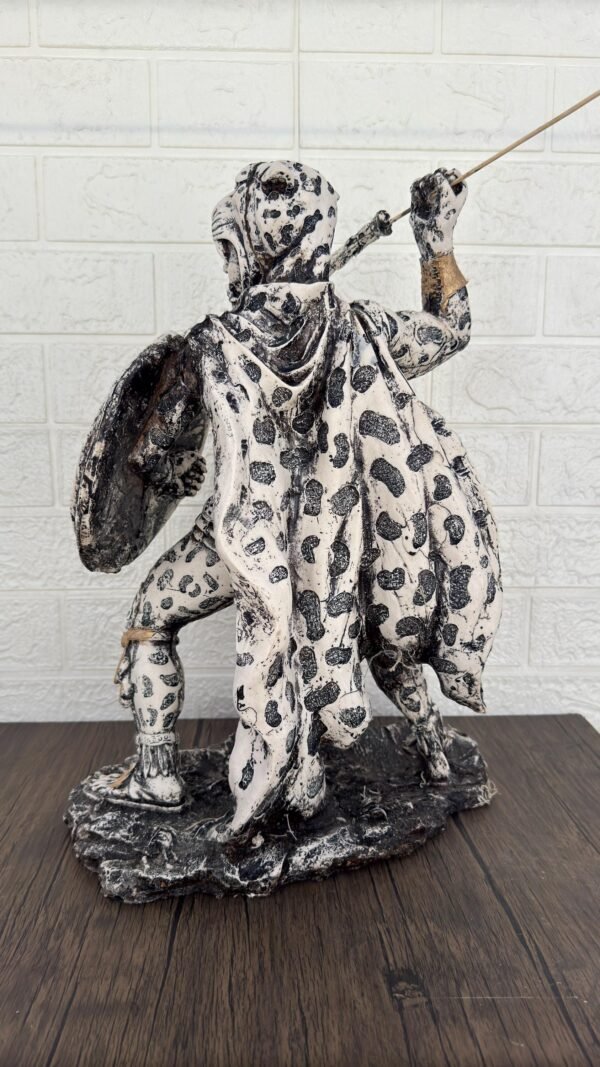 XL Large Aztec Warrior In Battle Mexican decoration, Aztec art, Prehispanic, Aztec decor, Mexican statue - Image 7
