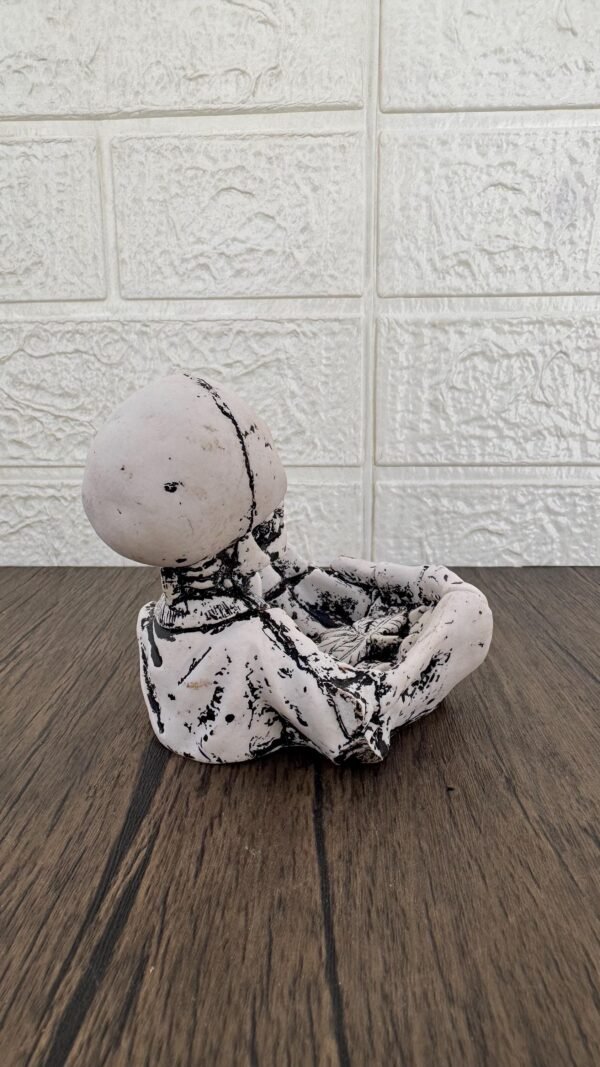 Ashtray Catrin Skull, Dia De Los Muertos - Day Of The Dead, Human Skeleton, Mexican Catrina, Skull Sculpture,  Catrina Skeleton Figurine - Image 3