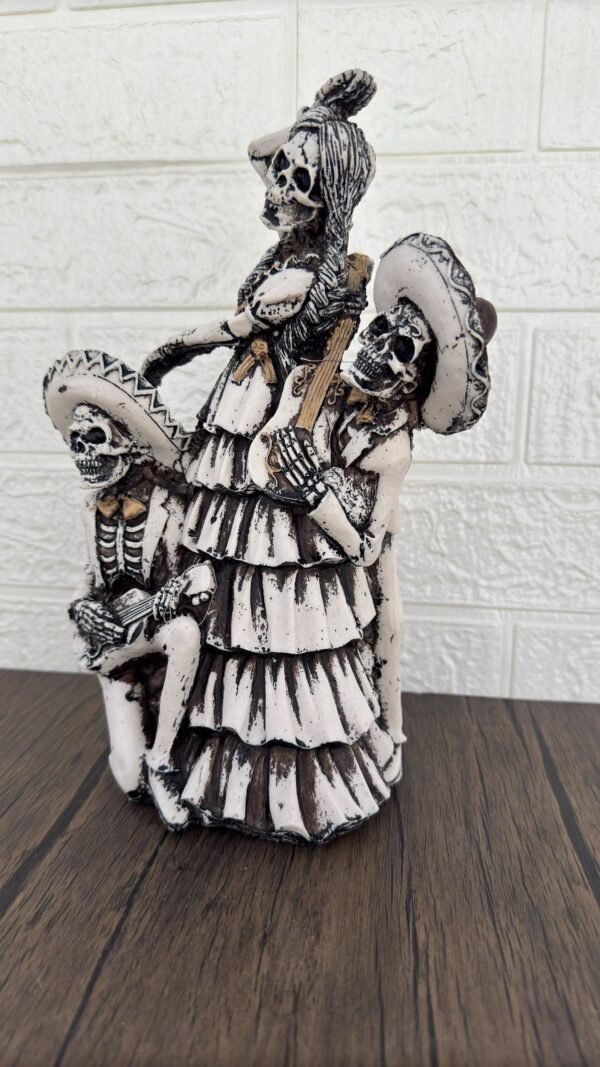 Family Catrinas, Dia De Los Muertos - Day Of The Dead, Human Skeleton, Mexican Catrina, Skull Sculpture,  Catrina  Figurine, Ofrenda Decor - Image 3