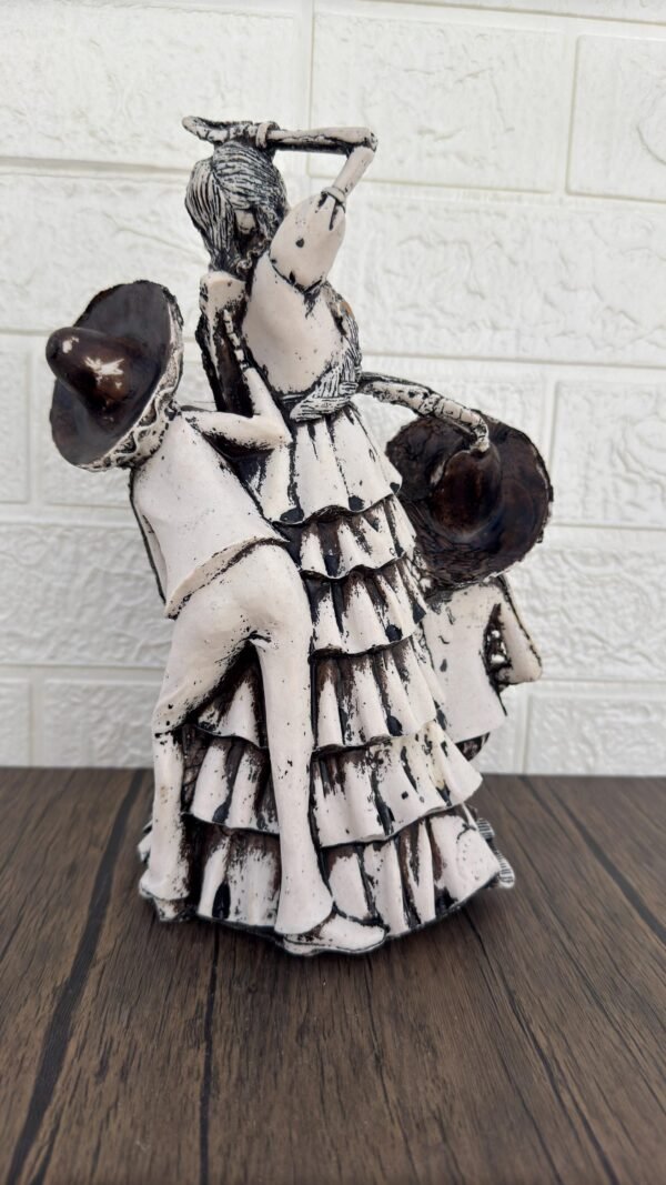 Family Catrinas, Dia De Los Muertos - Day Of The Dead, Human Skeleton, Mexican Catrina, Skull Sculpture,  Catrina  Figurine, Ofrenda Decor - Image 4