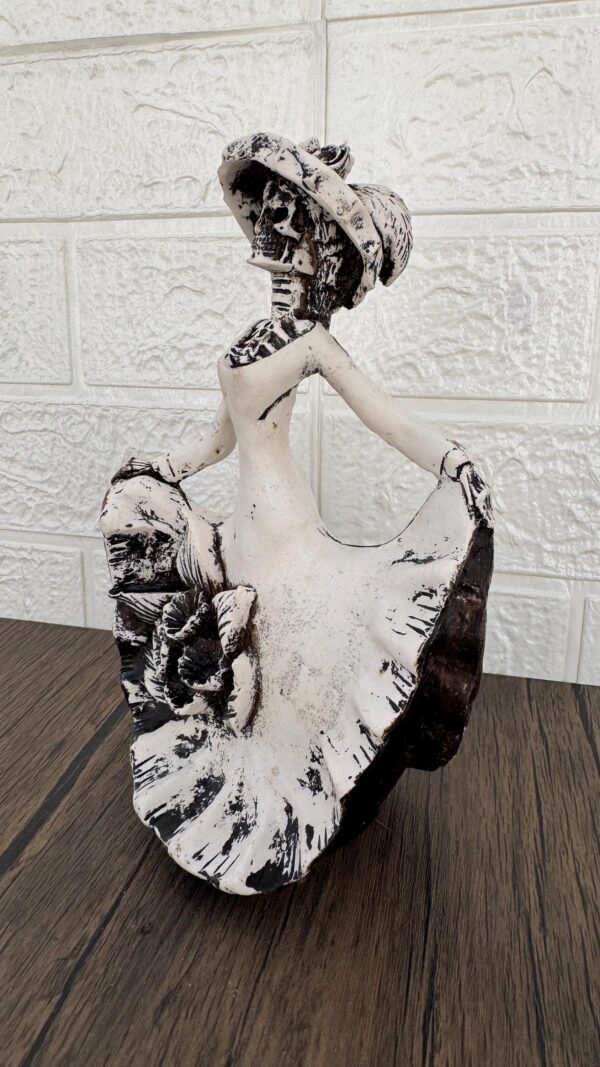 Catrina, Dia De Los Muertos - Day Of The Dead, Human Skeleton, Mexican Catrina, Skull Sculpture,  Catrina Skeleton Figurine, Ofrenda Decor - Image 3