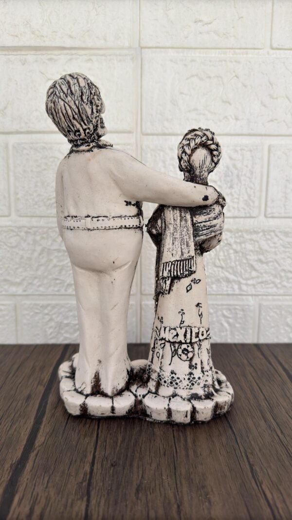 Frida y Diego Rivera Statue Couple Catrina, Dia De Los Muertos - Day Of The Dead, Human Skeleton,Skull Sculpture Skeleton Figurine Ofrenda - Image 4