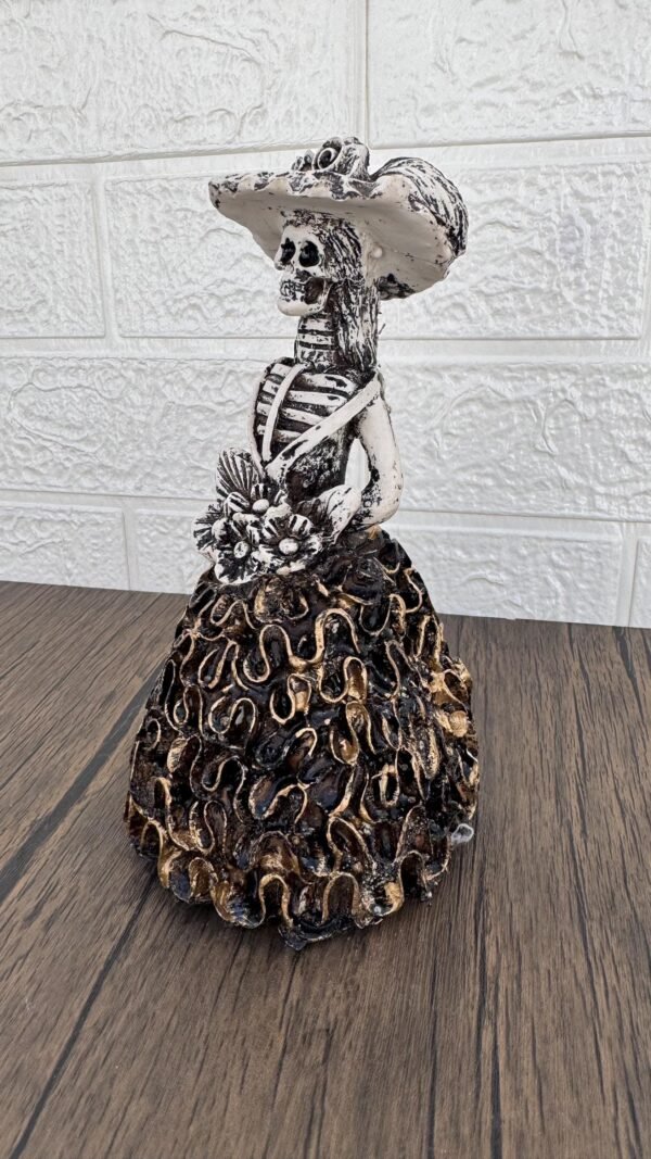 Couple (2) Catrina, Dia De Los Muertos - Day Of The Dead, Human Skeleton, Mexican Catrina Skull Sculpture, Catrina Skeleton Figurine Ofrenda - Image 4