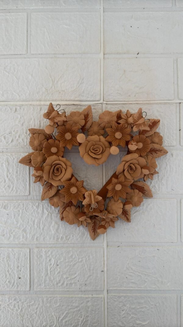 Filigrana Clay Heart Wall Hanging Ornament Artistic  Oaxaca México By Artisans Handmade Crafts, Home Decor Folk Art,  Pastillaje Technique