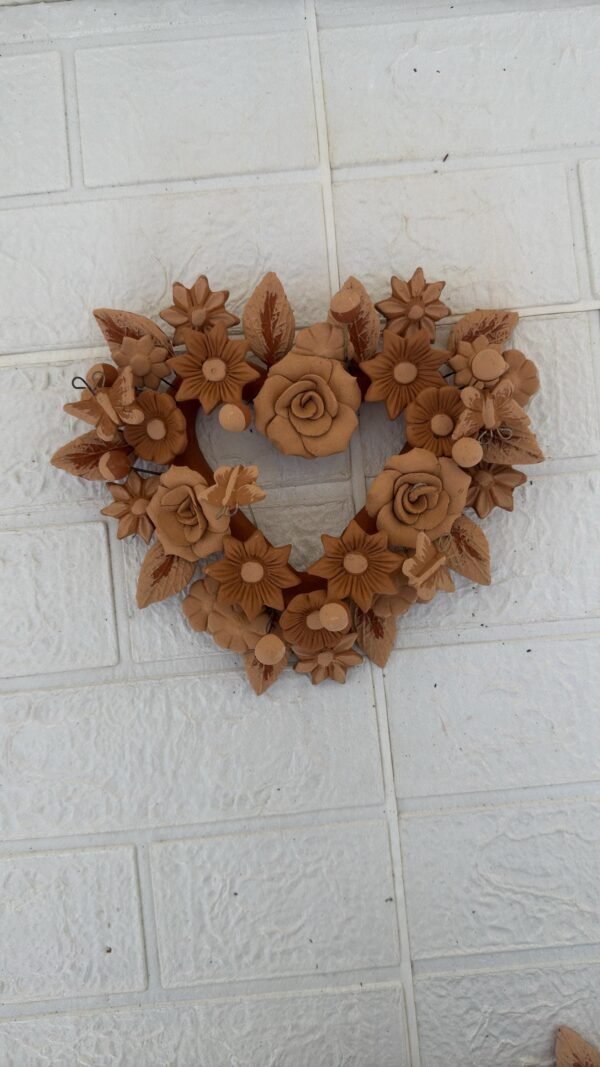 Filigrana Clay Heart Wall Hanging Ornament Artistic  Oaxaca México By Artisans Handmade Crafts, Home Decor Folk Art,  Pastillaje Technique