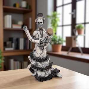 Couple Catrina, Dia De Los Muertos - Day Of The Dead, Human Skeleton, Mexican Catrina, Skull Sculpture,  Catrina Skeleton Figurine Ofrenda