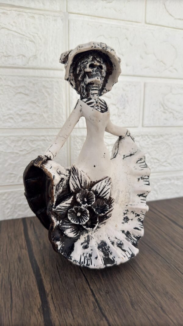 Catrina, Dia De Los Muertos - Day Of The Dead, Human Skeleton, Mexican Catrina, Skull Sculpture,  Catrina Skeleton Figurine, Ofrenda Decor - Image 2
