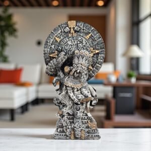 Mexican decoration, Kukulkan, Prehispanic, Chichen itza, Aztec calendar stone, Mexican statue, Popocatepetl e iztaccihuatl, Eternal love