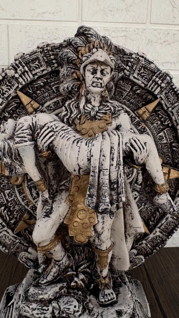 Mexican decoration, Kukulkan, Prehispanic, Chichen itza, Aztec calendar stone, Mexican statue, Popocatepetl e iztaccihuatl, Eternal love - Image 2
