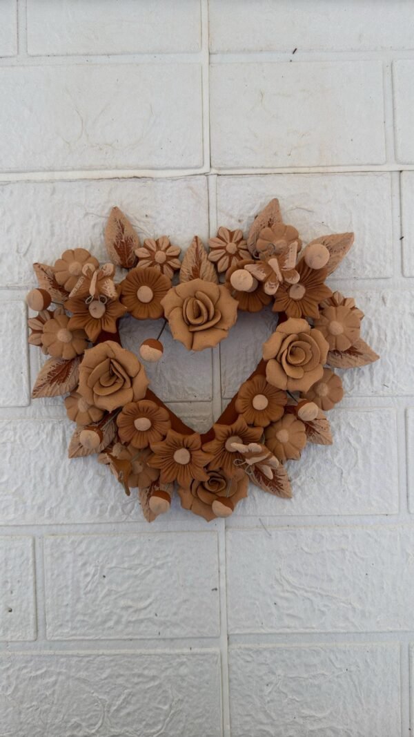 Filigrana Clay Heart Wall Hanging Ornament Artistic  Oaxaca México By Artisans Handmade Crafts, Home Decor Folk Art,  Pastillaje Technique