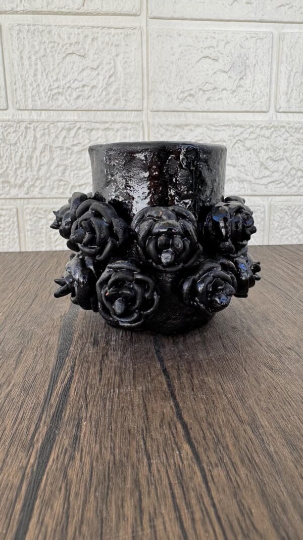 Clay Candle Holder from Michoacán Mexico,  Capula Clay Handmade Unique Traditional Pottery Candlestick, Perfect for Home Decor - Image 2