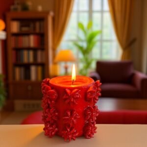Clay Candle Holder from Michoacán Mexico,  Capula Clay Handmade Unique Traditional Pottery Candlestick, Perfect for Home Decor