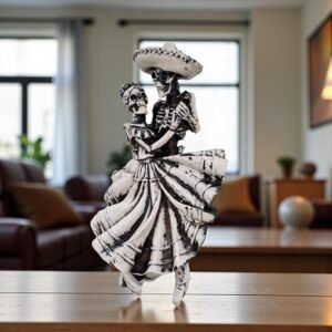 Couple Catrina, Dia De Los Muertos - Day Of The Dead, Human Skeleton, Mexican Catrina, Skull Sculpture,  Catrina Skeleton Figurine Ofrenda