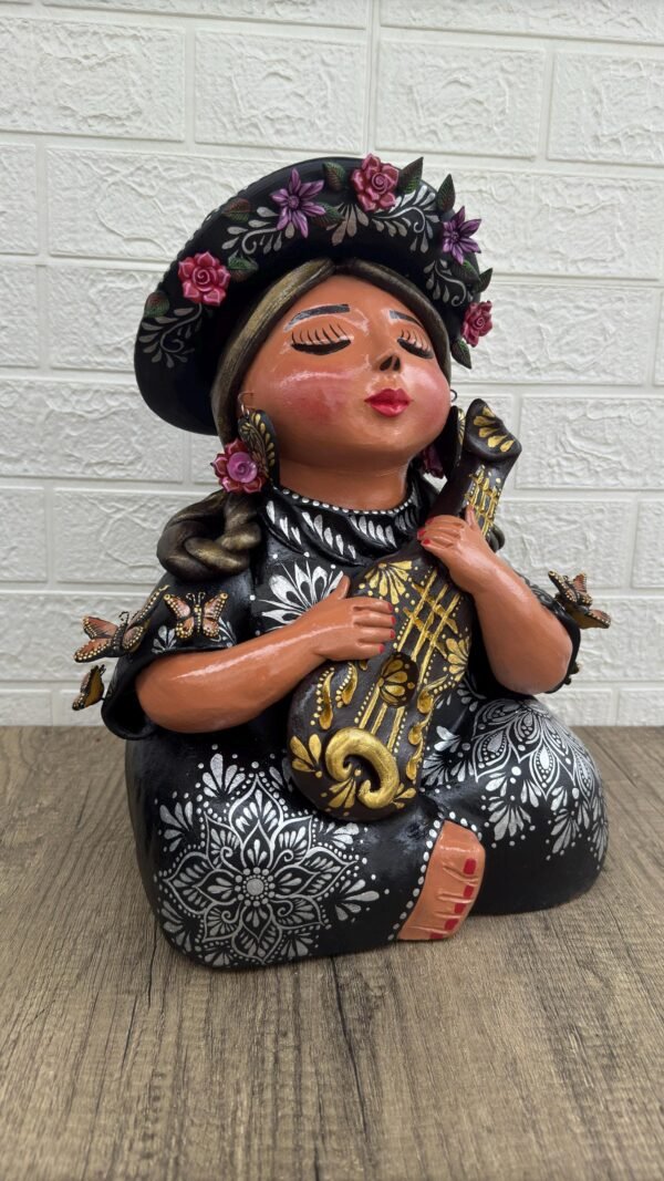 Pachamama Handmade Sculpture – Mexican Mother Earth Art, Colorful Clay Figurine, Spiritual Decor, Indigenous Folk Art, Home Decor Metepec - Image 4