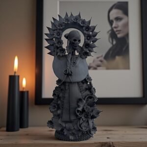 18  Catrina Michoacán Original Clay Handcrafted Frida Kahlo Doll  Day Of The Dead  Human Skeleton  Mexican Decorations  Sugar Skull