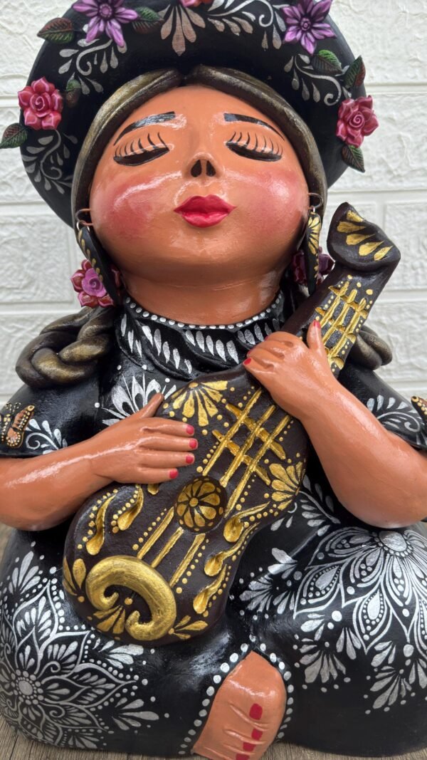 Pachamama Handmade Sculpture – Mexican Mother Earth Art, Colorful Clay Figurine, Spiritual Decor, Indigenous Folk Art, Home Decor Metepec - Image 2