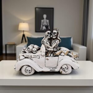 Catrina, Day Of The Dead, Human Skeleton Mexican Catrina, Skull Sculpture, Skeleton Couple, Día De Los Muertos Ofrenda Home Decor