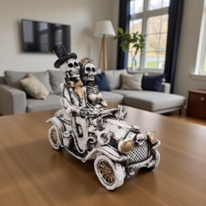 Catrina, Day Of The Dead, Human Skeleton Mexican Catrina, Skull Sculpture, Skeleton Couple, Día De Los Muertos Ofrenda Home Decor