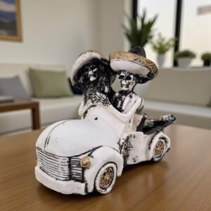 Catrina, Day Of The Dead, Human Skeleton Mexican Catrina, Skull Sculpture, Skeleton Couple, Día De Los Muertos Ofrenda Home Decor