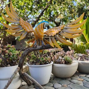 Guacamaya Bird Statue Mexican Art Alebrije Sculpture, Wooden Parrot  Decoration Figure, Made Of Wood And Carved By Hand ASK FOR CUSTOMIZE