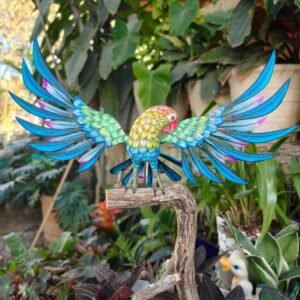 Parakeet Bird Statue Mexican Art Alebrije Sculpture, Wooden Parrot  Decoration Figure, Made Of Wood And Carved By Hand ASK FOR CUSTOMIZE